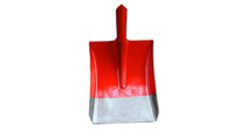 High Quality Red Metal Head Shovel With Wooden Handle1