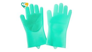 pet grooming gloves