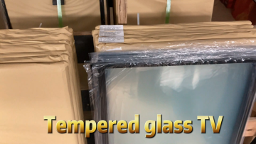 explosion proof LED TV Supplier of Mianhong 32 40 43 55 65 75 85 inch android television tempered double glass smart tv1