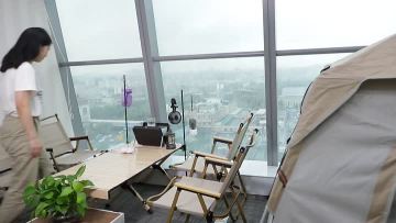 YH-F021Aromatherapy Hanging Neck Fan