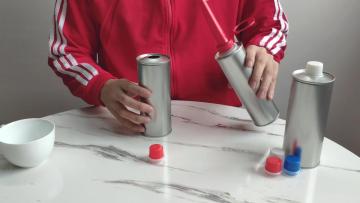 Brake fluid operation with plastic cap