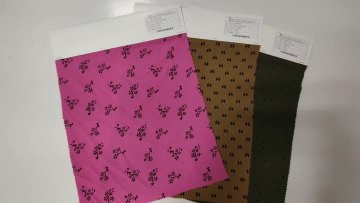 Fabric Textile Raw Material Small Polka Dot Pattern CEY Flocking Clothes Fabric For Garments1