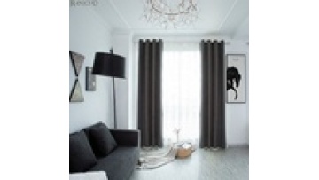 OEKO company  linen curtain single layer blackout curtain blackout fabric curtain luxury ready made1