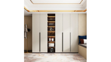 Nordic double door simple wardrobe simple modern economical home bedroom three-door multi-function large wardrobe customization1