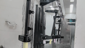 T30-L Powder Coating Machine for Commercial Vehicle Suspension Parts