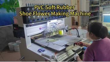 PVC Soft Rubber Shoe Flower Making Machine