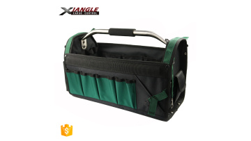 Open Tool Tote Polyester nylon Construction  Heavy duty Rigid Waterproof Plastic Base electrician Handle tool bag1