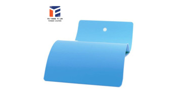 blue powder coating producing