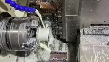 CNC machining stainless steel.mp4