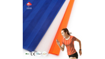 Custom Breathable 100%polyester Sportswear Fabric Birdseye Weft Knitting Mesh Fabric for Football Soccer Wear1
