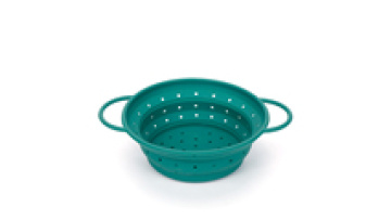 high-quality Silicone Foldable Filter Strainer Round Collapsible Colander Kitchen Plastic Fruit Vegetable Washing Drain Basket1