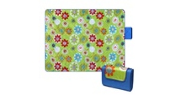 BSCI Factory Wholesale Custom Outdoor Extra Big Large Waterproof Flower Foldable Travel Beach Picnic Blanket for Outdoor1