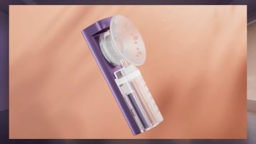 Carebao Rechargeable Portable Breast Pump Integrated Breast Milk Sucking Pump While Laying Down1