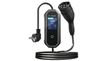 Portable Ningshing TYPE 2 EV Charging Station New CCS2 European Standard Black AC+DC 7kW 6A/8A/10A/13A/16A/32A 250V/480V1