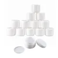 10Pcs Makeup Container Travel Bottle 10g Face Cream Lotion Plastic Empty Cosmetic Container Refillable Sample Bottles White