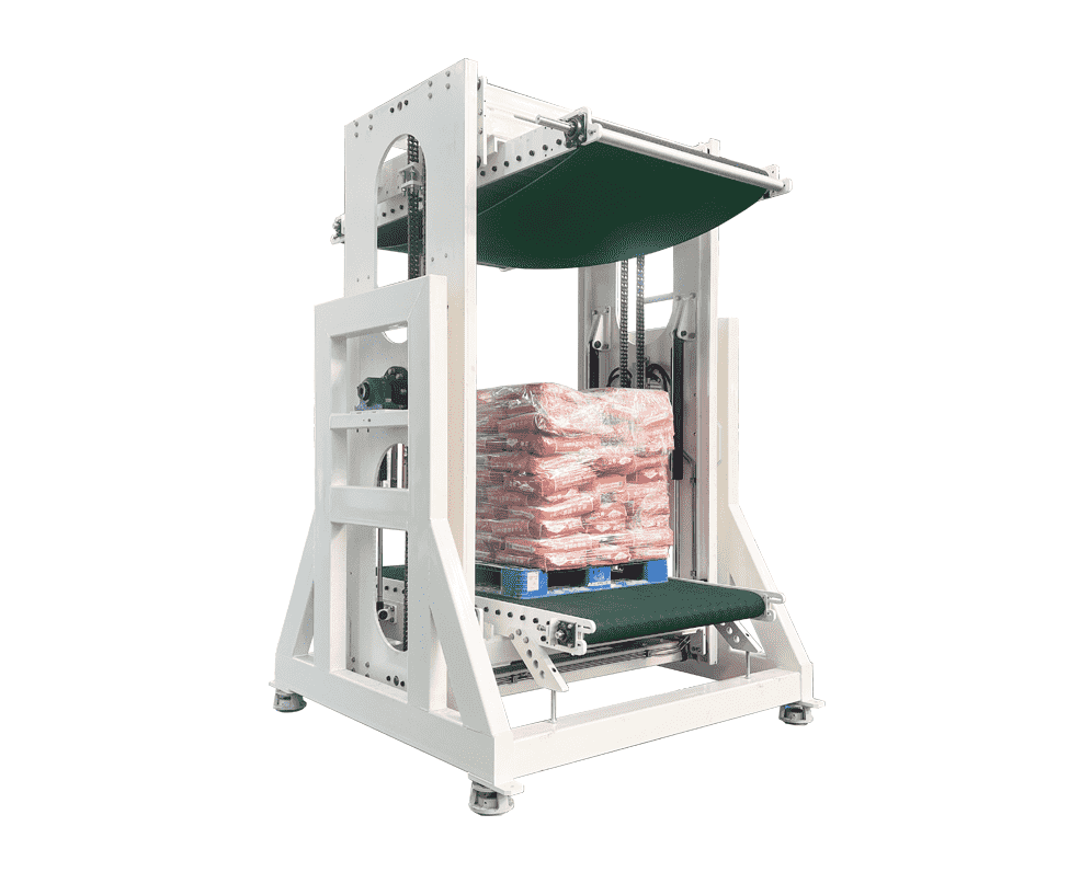 Packaging system turnover device
