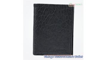 Vintage Textured Men's Wallet