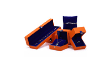 Hanhong custom high-grade velvet jewelry organizer jewelry box PU leather silk screen printed jewelry packaging box with logo1