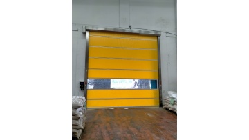 big high speed door orange