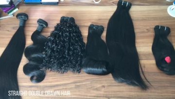 Usexy Wholesale Pixie Curls Human Hair Bundles Cuticle Aligned Virgin Super Double Drawn Hair1