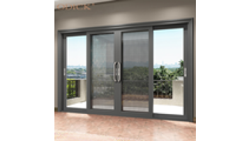 ODICK frameless aluminum interior noiseless sliding glass louver door slide doors1