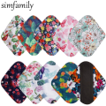 [simfamily] 10Pcs Reusable Pads Bamboo Charcoal Pads Sanitary Pads Washable Panty Liner Mama Maternity Menstrual Cotton Dads