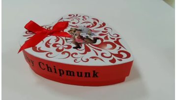 Heart shape chocolate box