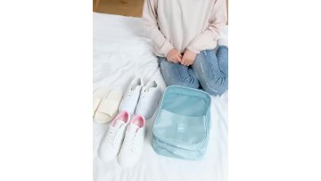 Portable School Shoes Bags Custom Travel Underwear Clothes Organizer Bra Cosmetic Large Zipper Pouch Cable Storage Bag Women1