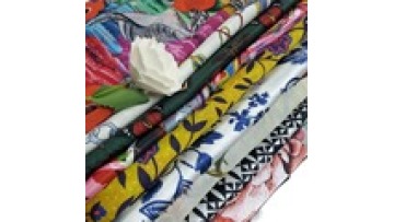 Hot Sale Fabric For Clothing 100 Polyester Fabric Silk Satin Fabric Printed In Stock For Dress1