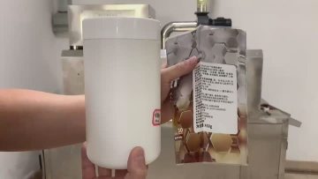 Shrink label for protein powder bottle