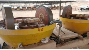 1200 wet pan mill working in Sudan