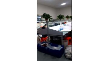 Deflashing and inspection room