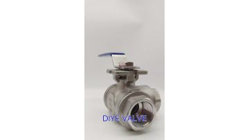 STAINLESS STEEL 3 WAY BALL VALVE