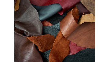 Roughen the leather