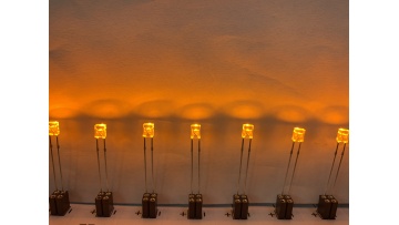 2x3x4 rectangle 590nm LED Amber LED Clear Lens