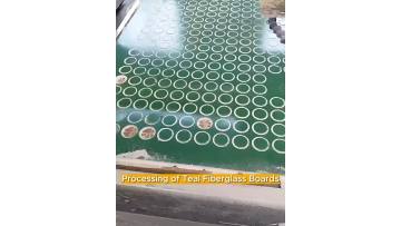 Teal Fiberglass Board