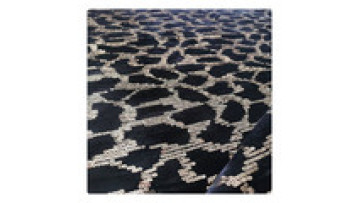 Sample supplied garment heavy new polyester velvet purple sequins lace fabric1