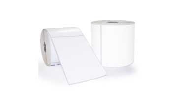 Thermal BOPP label with frozen adhesive