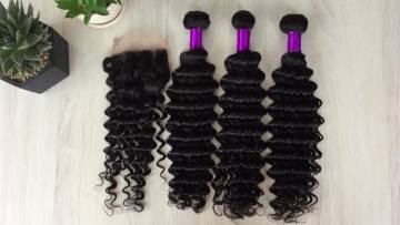 Cheap Unprocessed Raw Indian Human Hair Cuticle Aligned Deep Wave Bundles High Quality Double Drawn Virgin Hair Vendors1