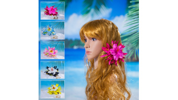 KN-hc019 hibiscus hair claw