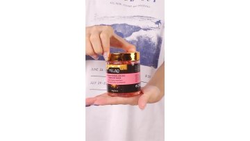 MELAO Customized Private Label 24k Gold Gel Mask Rose Cream Organic Gel facemask Peeling Off Mask1