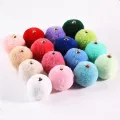 15-50mm Pompom Pendant Mulit Colors Fur Craft DIY Soft Pom Poms For Earrings Key buckle Car Decoration Accessories