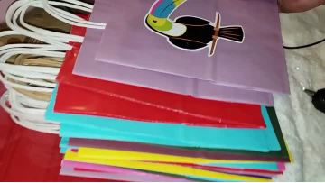 Nicro Free Design Customized Logo Size Printing Advertisement Craft Paper Shopping Gift Bag 