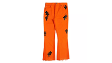 Private Label OEM Custom Carpenter Flare Embroidery Wide Jeans Pants for Men1