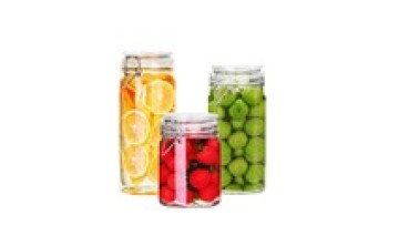 New Designer Fancy Canister For Sugar Candy Coffee & Tea Canister Kitchen Canister With Glass Lid1