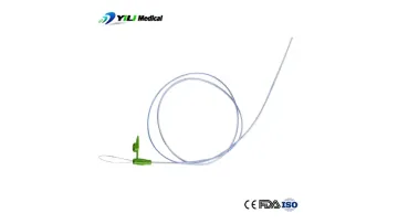 Yili Supply Disposable Sterile Feeding Tube Catheter PVC Material Nasogastric Feeding Tubes Customization Wholesale Medical PVC Gastrostomy Stomach Tube with CE1