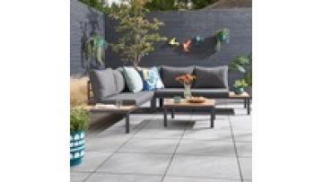 Free sample Hot sale High density sponge Waterproof  Metal  Aluminum alloy Hotel Patio Garden  Outdoor sofa1