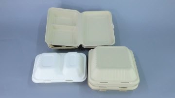 Degradable clamshell box standard sample