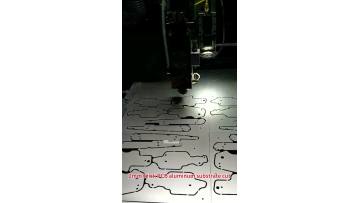 2mm thick PCB aluminum substrate cutting