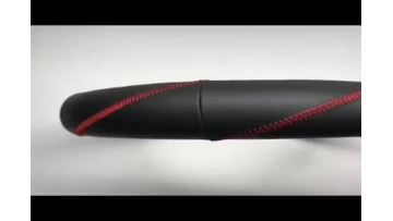 Leather Anti-Slip Steering Wheel Wrap Cover